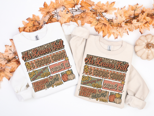 Leaves fall & seasons change