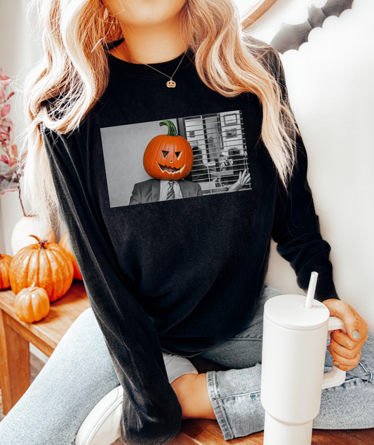 Office Pumpkin - Long sleeve