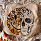 Happy leopard skull